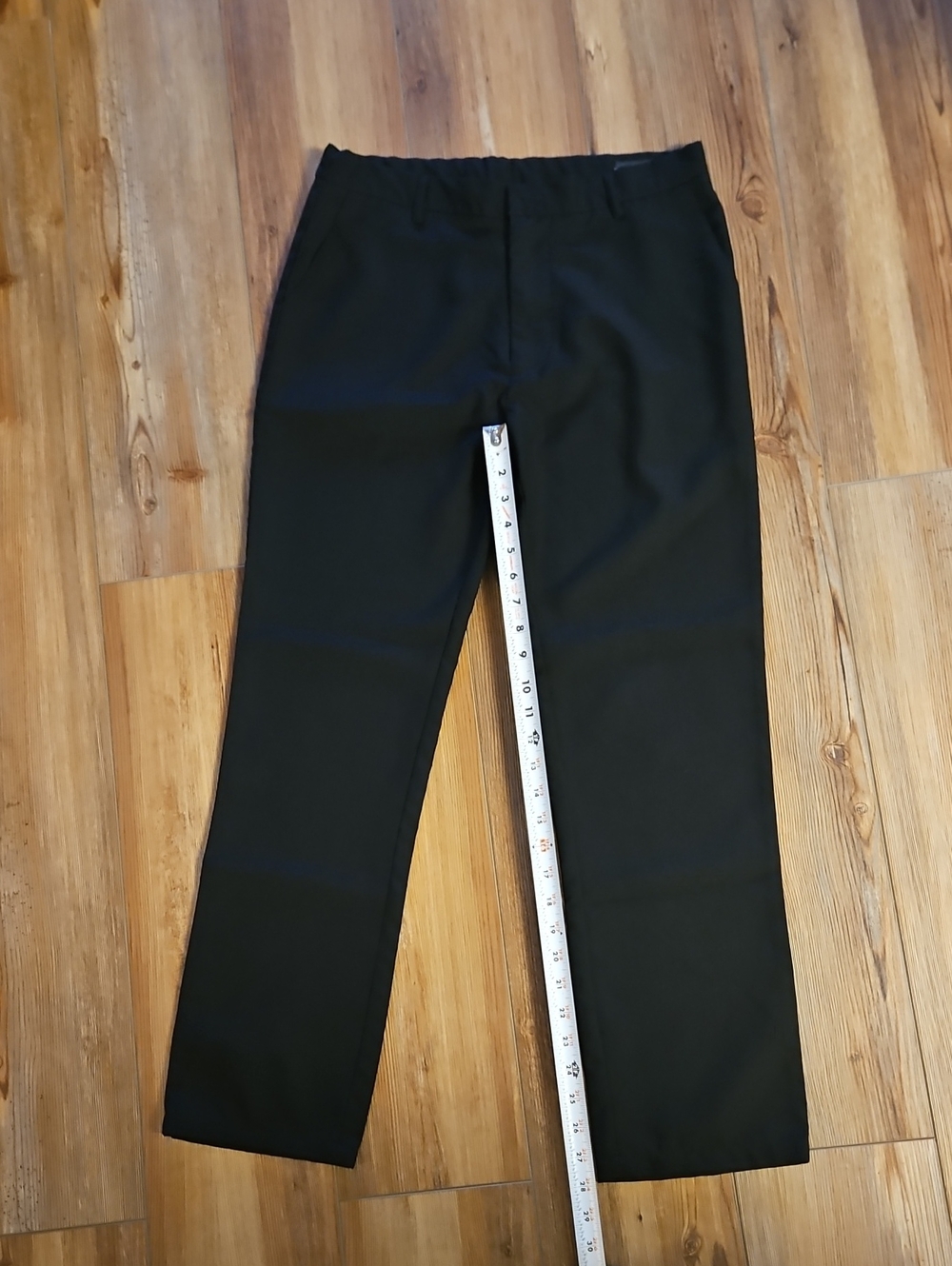 Youth Black Straight-Leg Pants